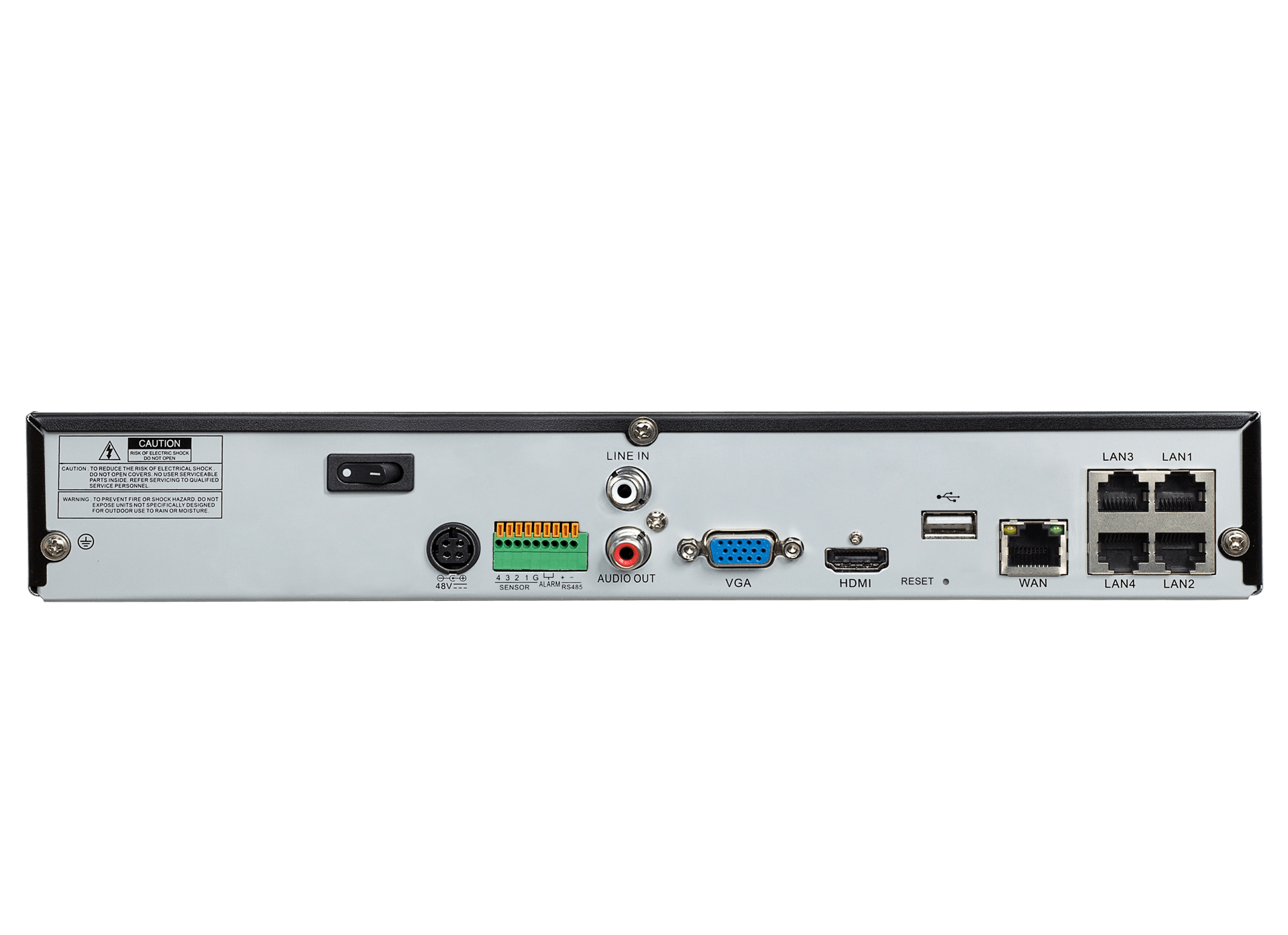 4 Kanaals POE AI 4K Netwerk Recorder - Meko Security