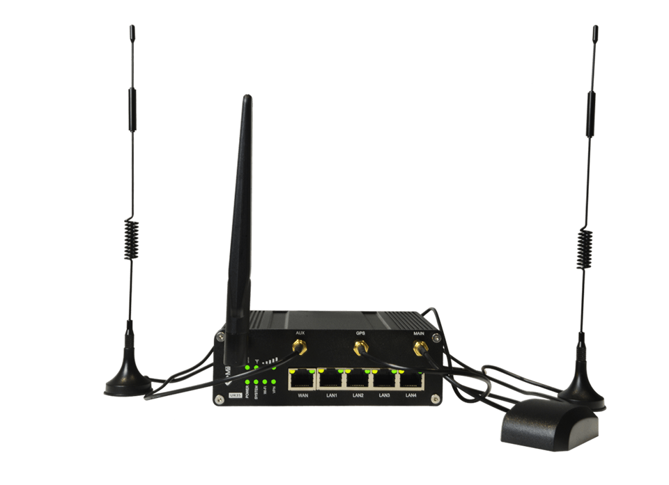 4G Router met 4 POE poorten & Wifi - Meko Security