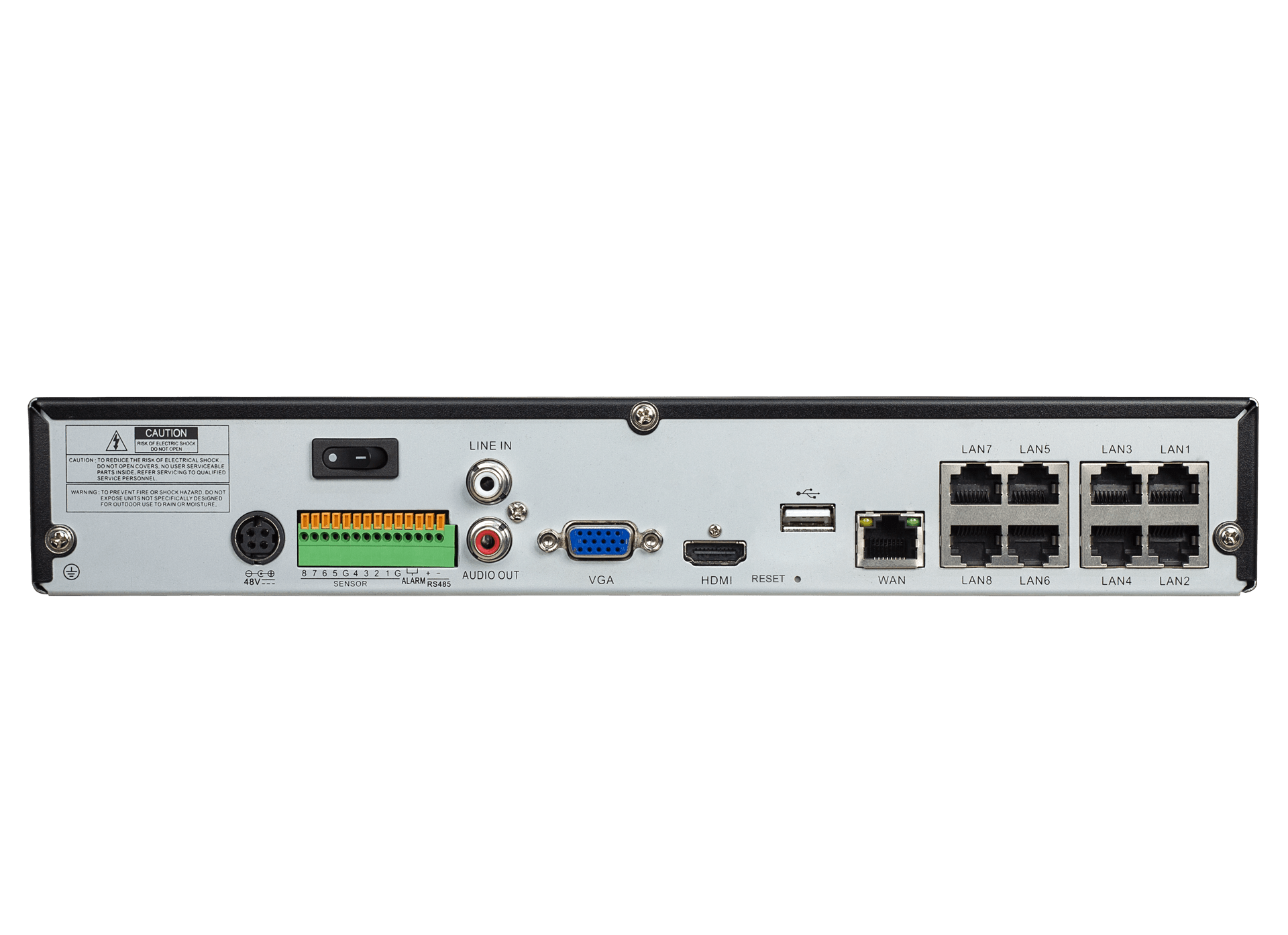 8 Kanaals POE AI 4K Netwerk Recorder - Meko Security