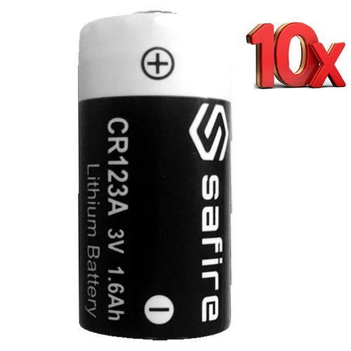 CR123A Batterij 10x