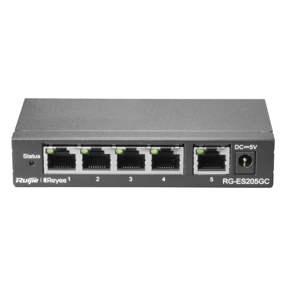 Managed 4 Poort Gigabit Switch