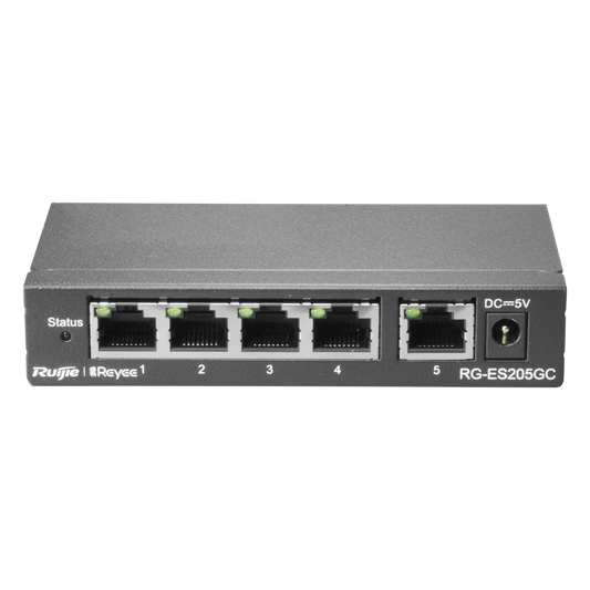 Managed 4 Poort Gigabit Switch