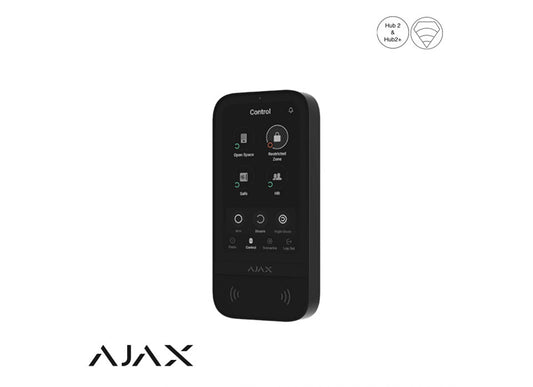 Ajax KeyPad draadloos touchscreen, zwart